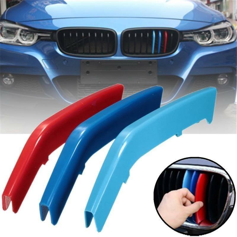 Tiras M para grelha BMW Serie 5 Ano 2014-2017 - 10 Grelhas