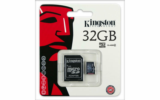 Cartão Kingston Micro SD C/ Adaptador SD 32GB