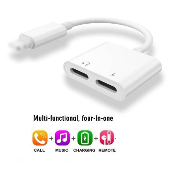 Adaptador De Áudio 2EM1 para Iphone