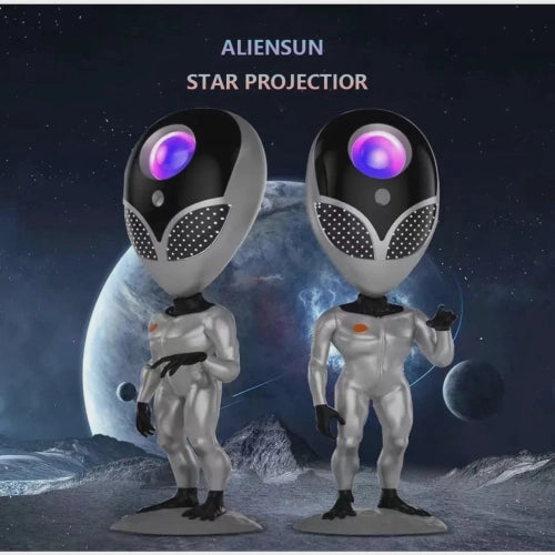 Projetor de Luz e Estrelas Alien com Voz