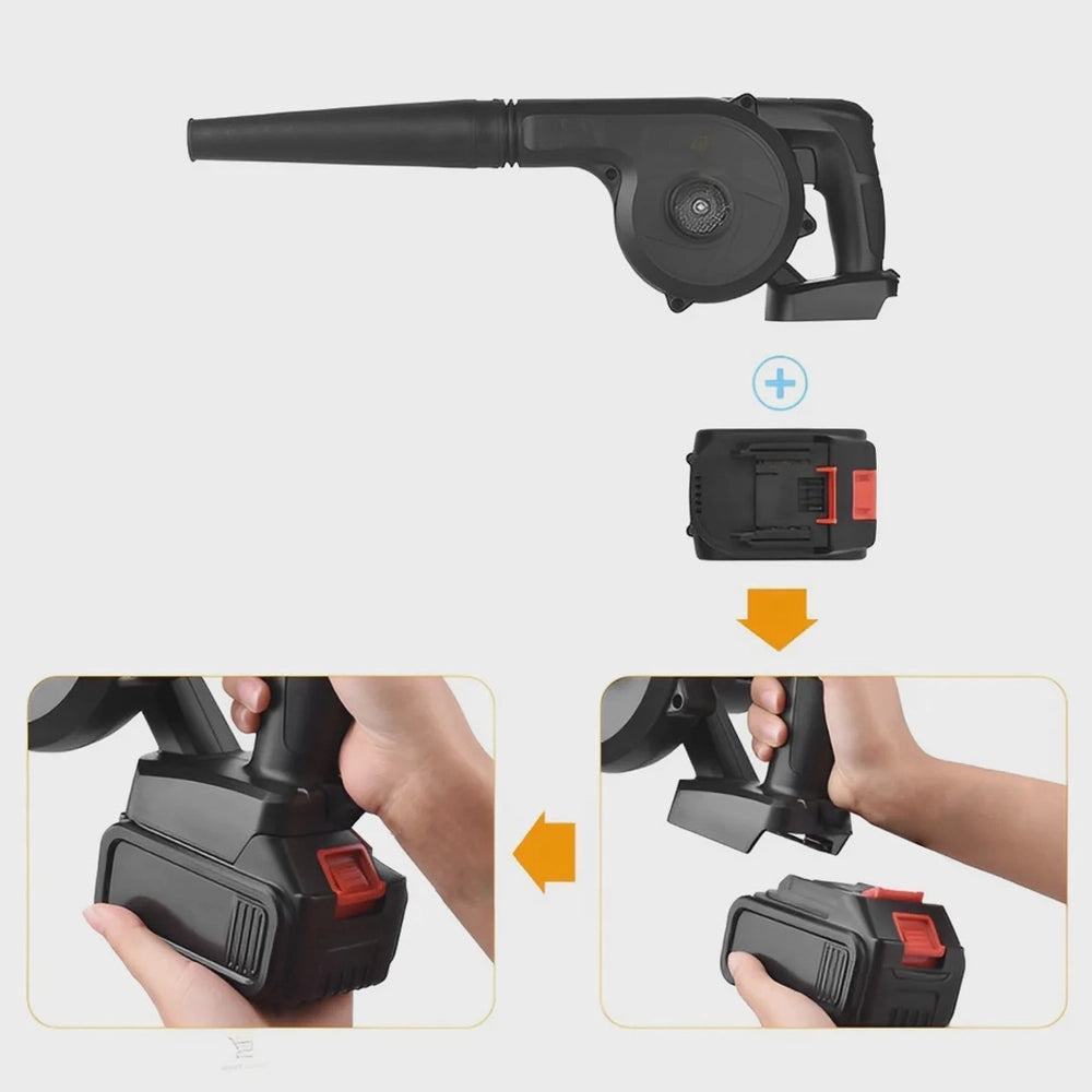 Soprador Aspirador com Bateria Recarregável