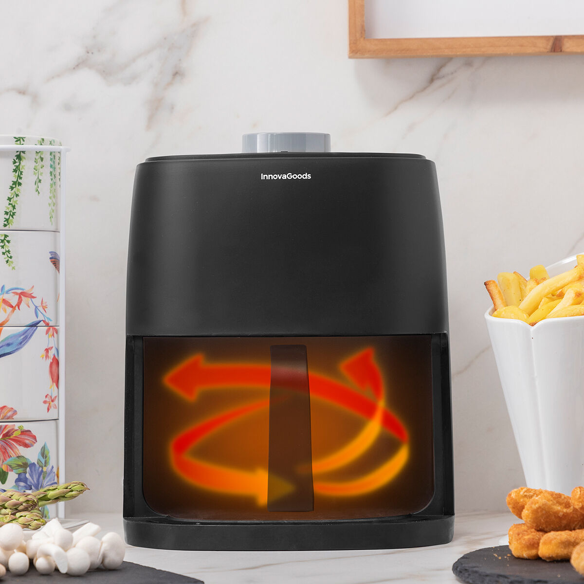 Fritadeira sem Óleo InnovaGoods Fryinn Lite 2000 Preto 1200 W 2 L