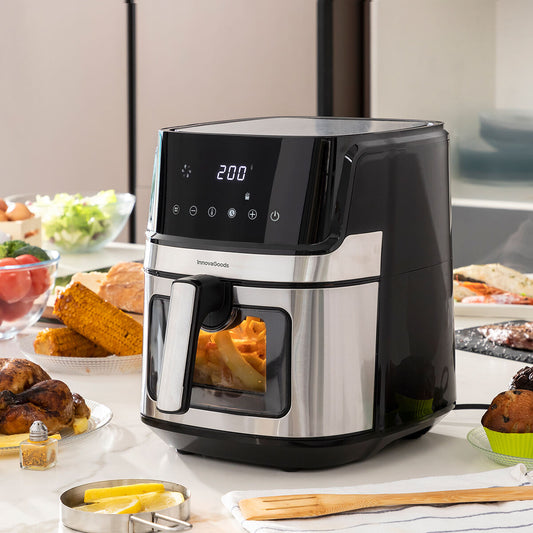 Fritadeira Air Fryer Fryinn View 6500 Preto Aço inoxidável 1700 W 6,5 L