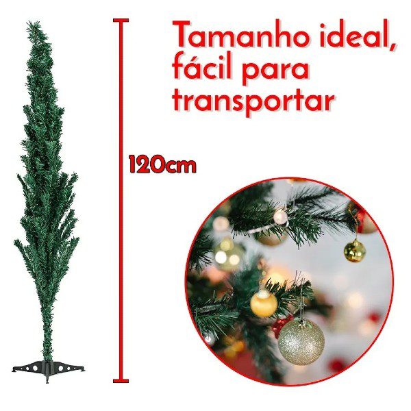 Árvore De Natal Artificial Verde 120cm