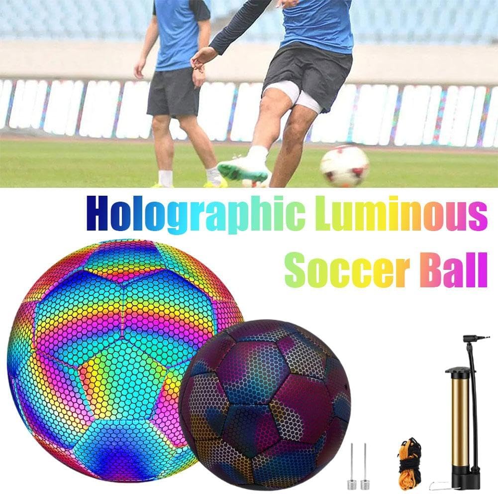 Bola de Futebol Holográfica Luminosa