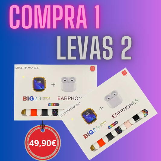 Smartwatch Ultra Max 10EM1 - COMPRA 1 LEVA 2