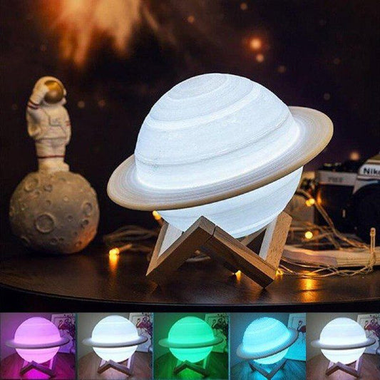 Candeeiro de Saturno 15 CM Impressão 3D