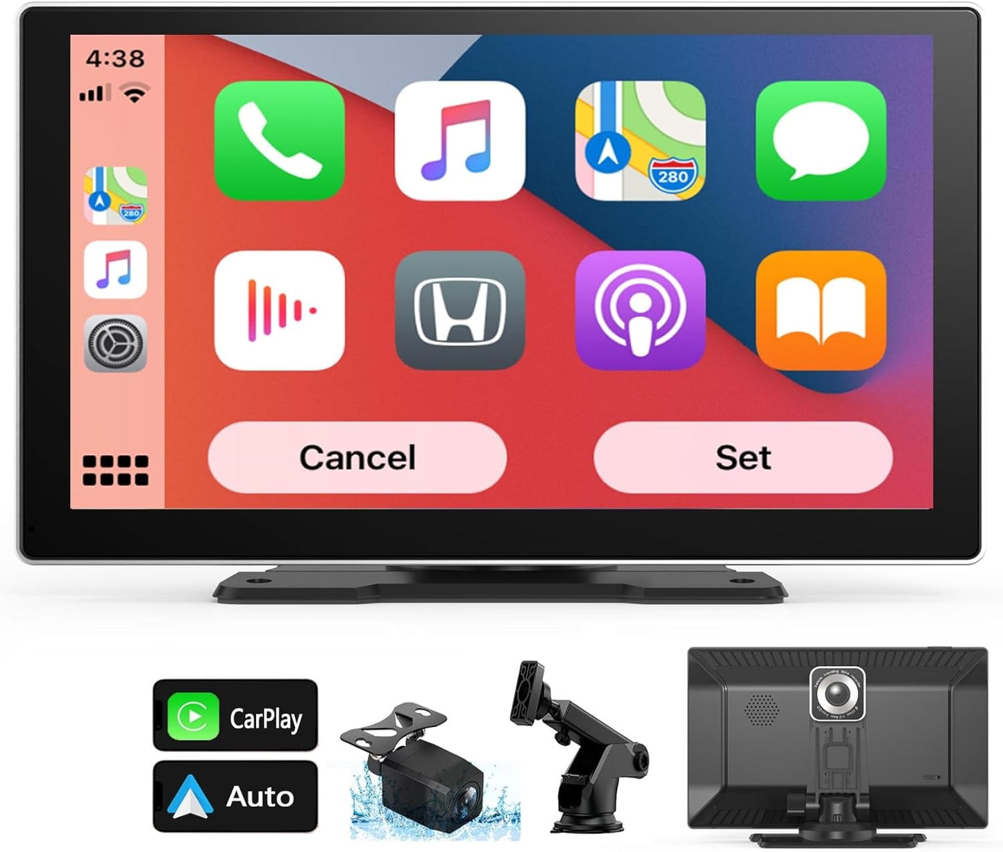 Carplay Q-CA770 Portátil Android Auto 4K - Oferta Câmera Traseira