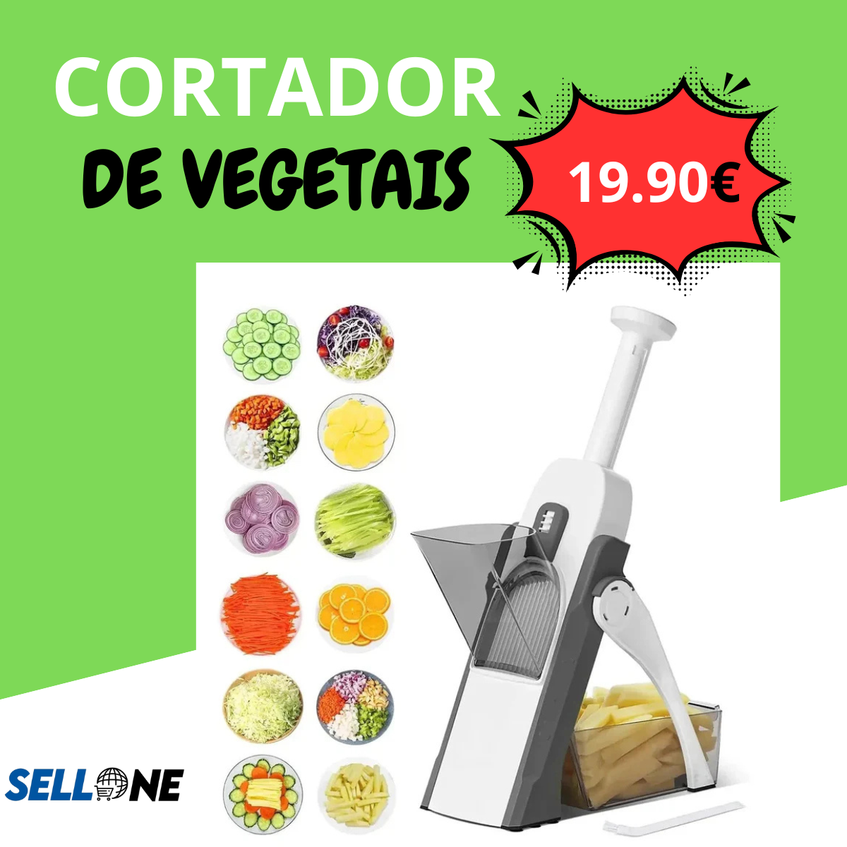 Cortador Manual de Vegetais Slicer