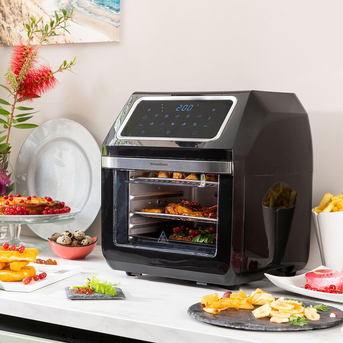 Fritadeira Air Fryer Fryinn Pro Max 12000 Negro 1800 W 12 L