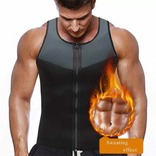 Camisola Efeito Sauna Homem com Fecho