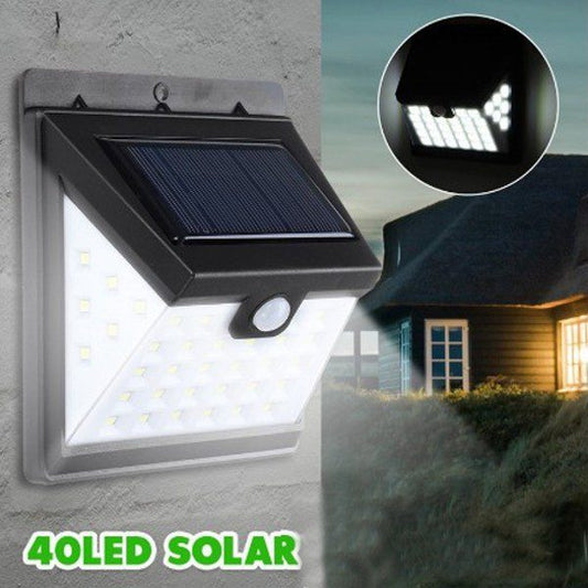 Lâmpada Solar com Sensor de Movimento 60W – 40Leds