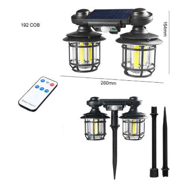 Luz Solar de Jardim com Sensor de Movimento e Comando SD-6011