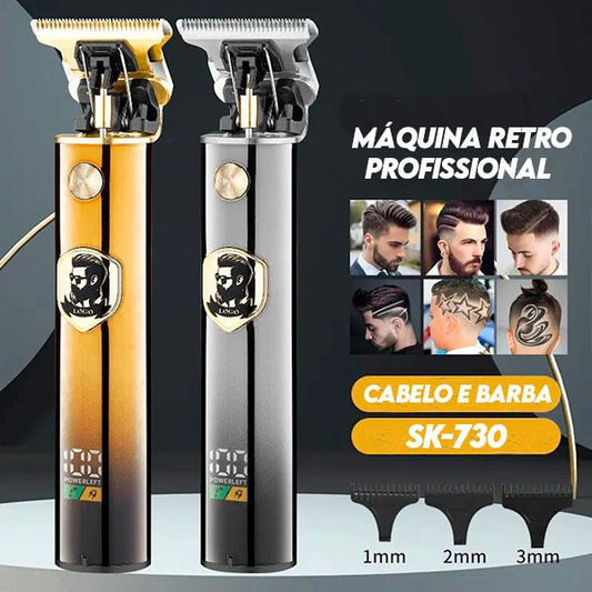 Máquina Retro Profissional Cabelo e Barba SK-730