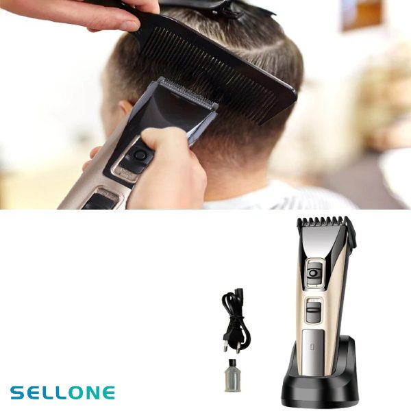 Máquina de Cortar Cabelo e Barba Recarregável SK-736