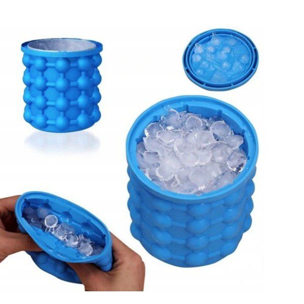 Molde de Silicone para Gelo 120 Cubos