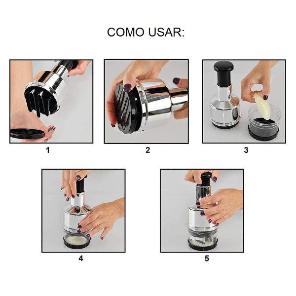 Picadora de legumes manual