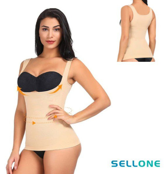 Camisola modeladora e redutora U-Shaped