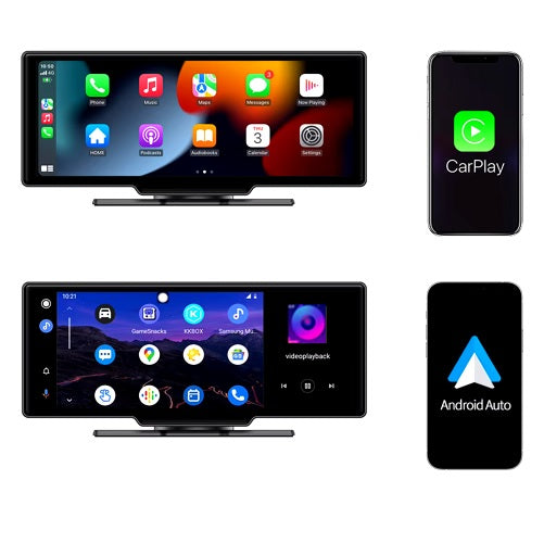 Carplay Portátil Android Auto 4K + OFERTA de Câmera Traseira