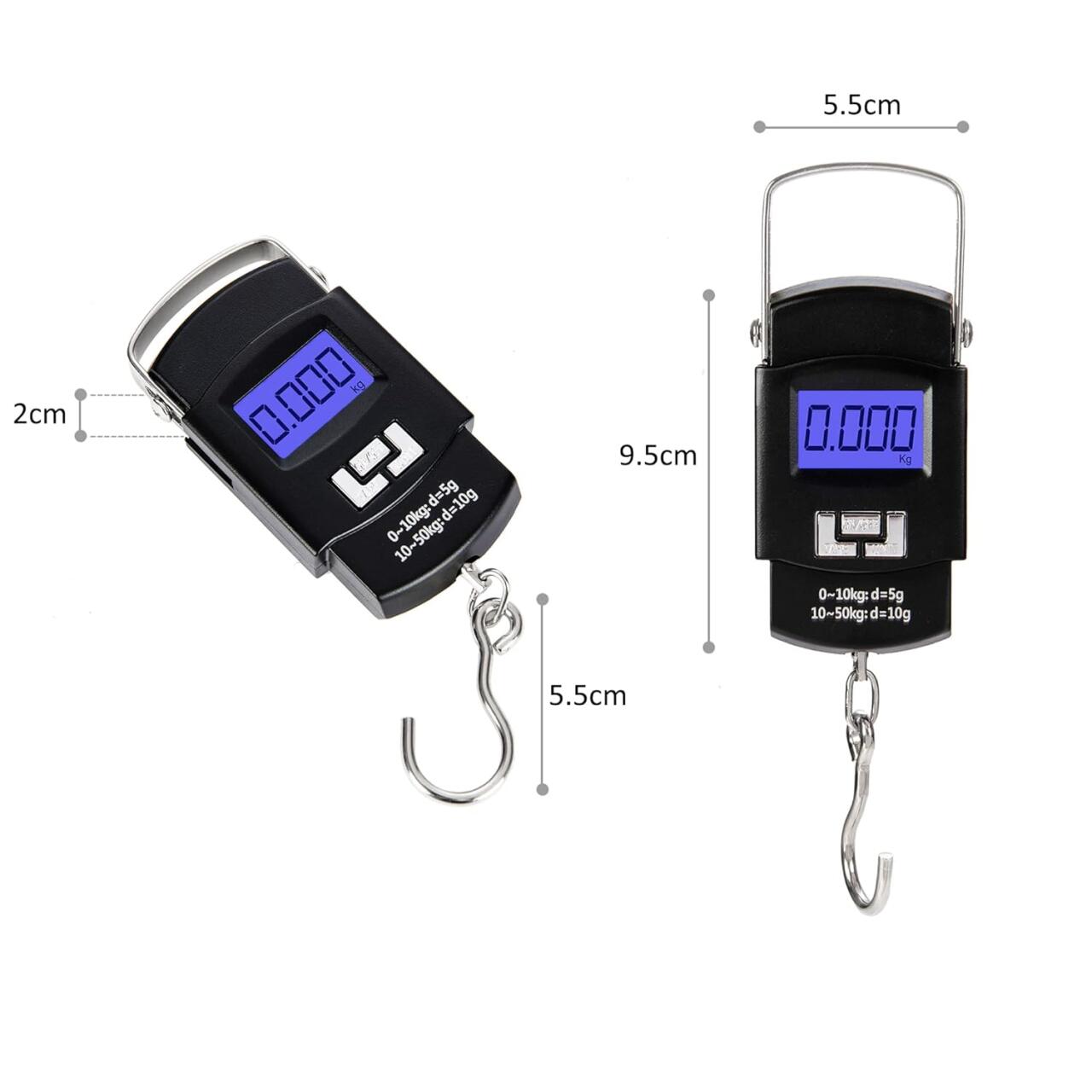 Balança de Bagagem Portátil - 50kg/110lb | Compacta e Precisa