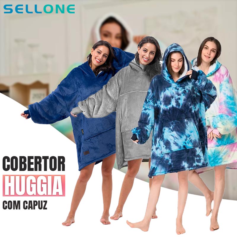 Cobertor Huggia com Capuz