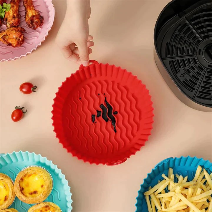 Pack 6 - Forma de Silicone Reutilizável para AirFryer