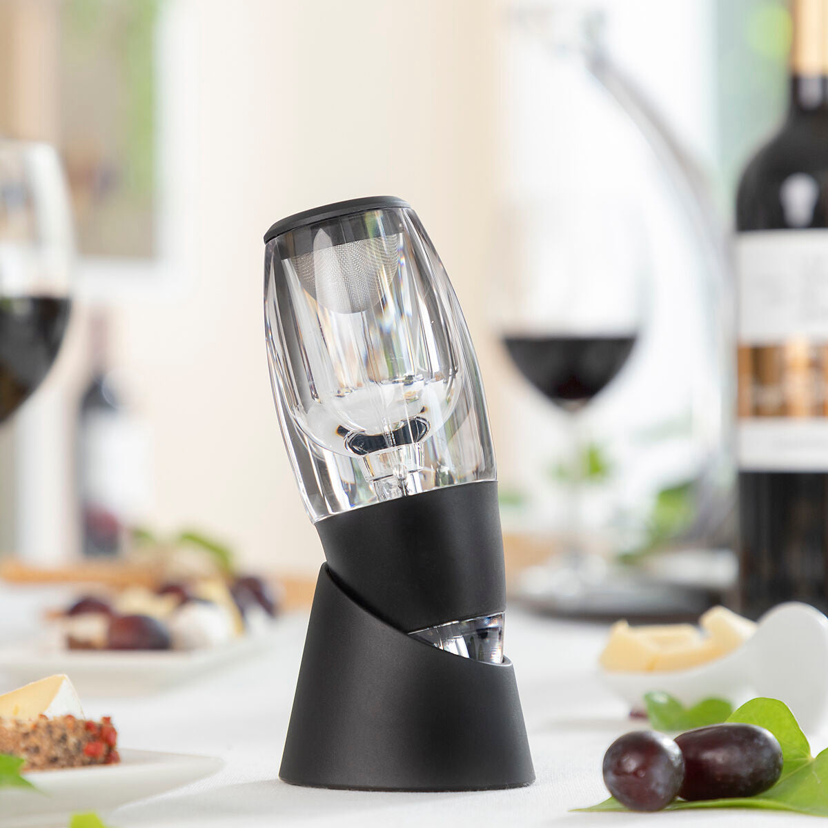 Arejador de Vinho Profissional com Suporte Torre e Base Antigota Winair InnovaGoods